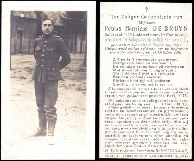 Lier, P.H. De Bruyn