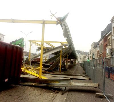 Lier, Afbraak luifel Leopoldplein
