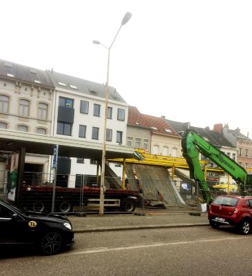 Lier, Afbraak luifel Leopoldplein