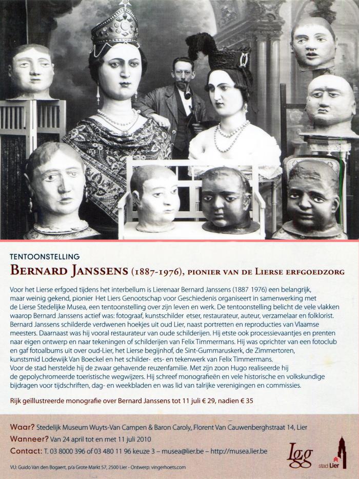 Lier, tentoonstelling Bernard Janssens