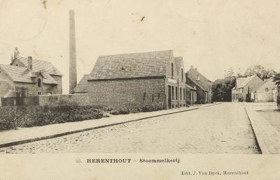 Herenthout, stoommelkerij Molenstraat-Koestraat