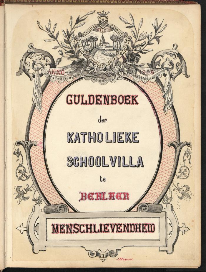 'Guldenboek der katholieke schoolvilla'