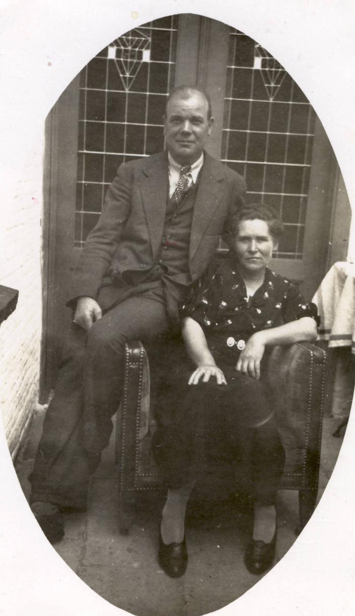 Lier, Frans Boschmans met zijn echtgenote Maria Smith